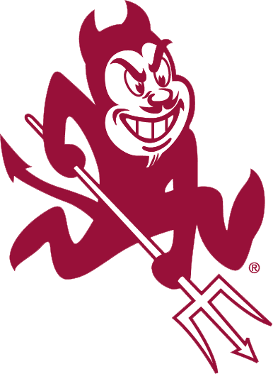 Arizona State Sun Devils 1980-2010 Alternate Logo vinyl decal